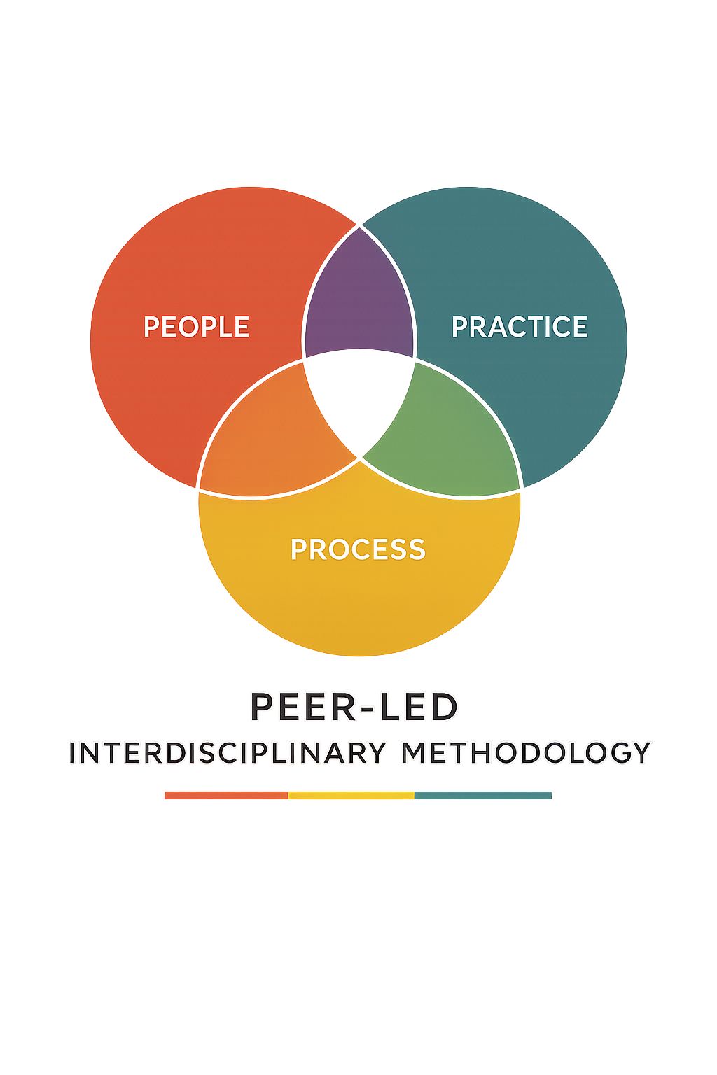 People, Practice, Process: Peer-led interdisciplinary methodology